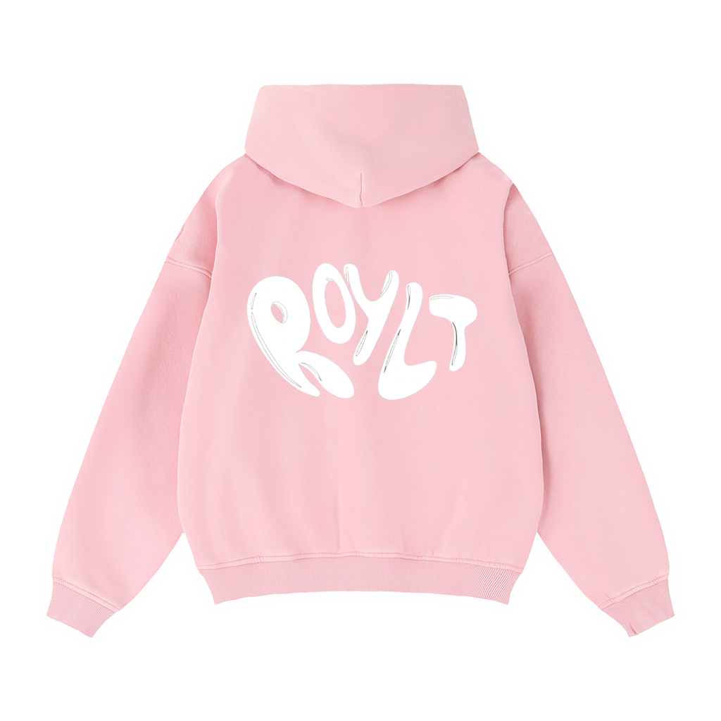 Zip Up Boxy Fleece Hoodie