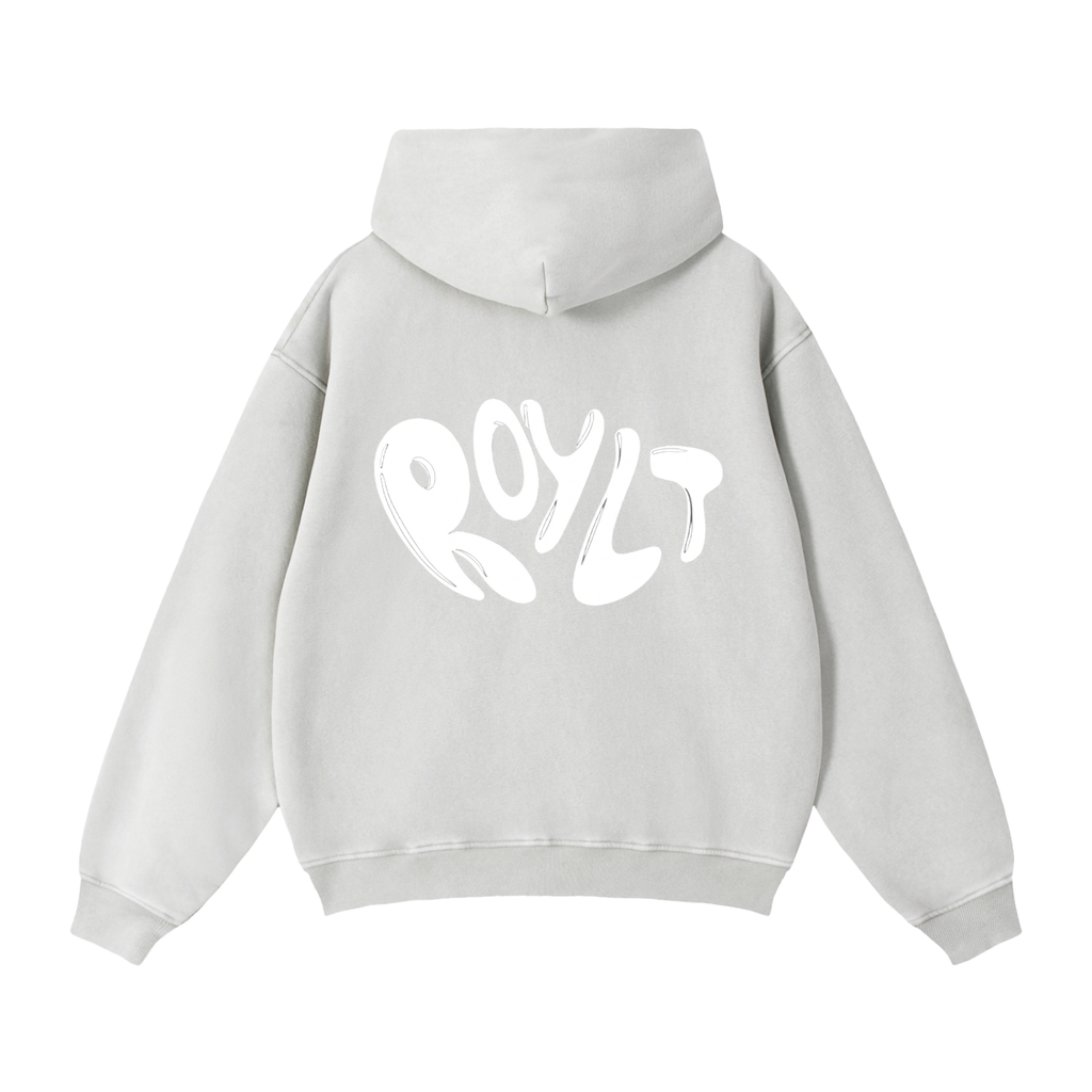 Zip Up Boxy Fleece Hoodie