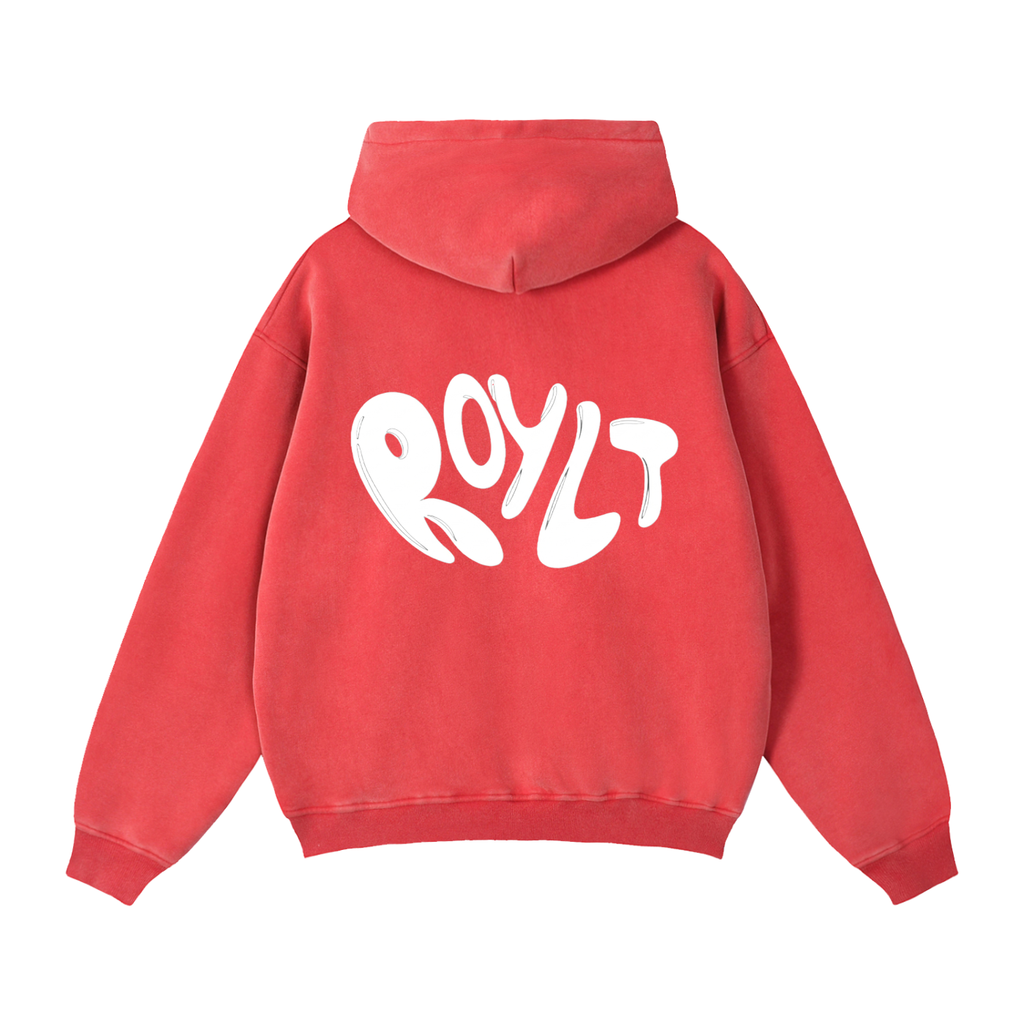 Zip Up Boxy Fleece Hoodie